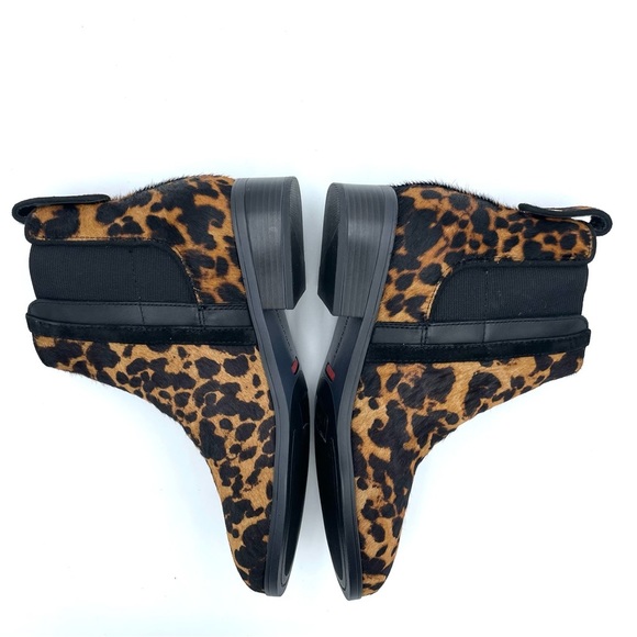 Women S Rockport Larkyn Chelsea Boot Leopard Hair Size 7M NIB - Picture 14 of 17